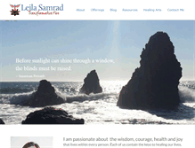 Tablet Screenshot of leilasamrad.com